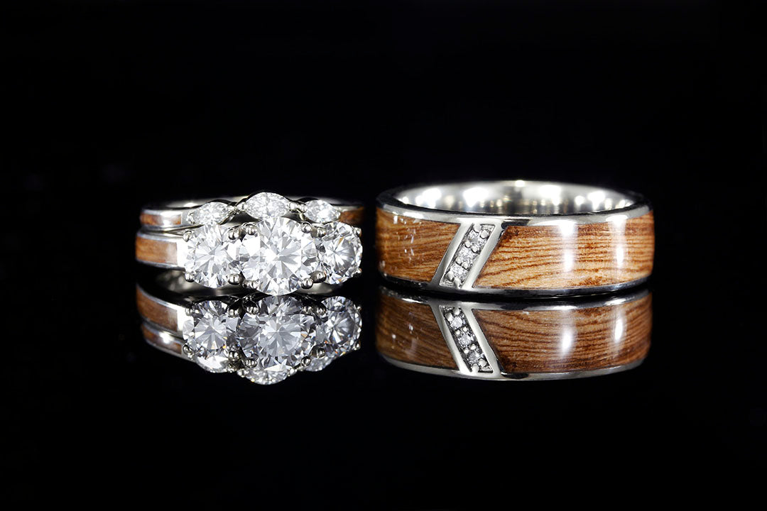 3 STONE MARQUISE ACCENT RING
