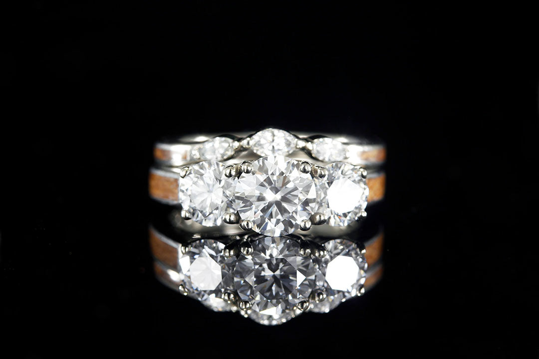 3 STONE MARQUISE ACCENT RING