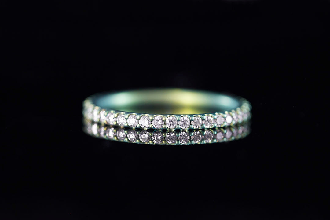ANODIZED TITANIUM ETERNITY RING