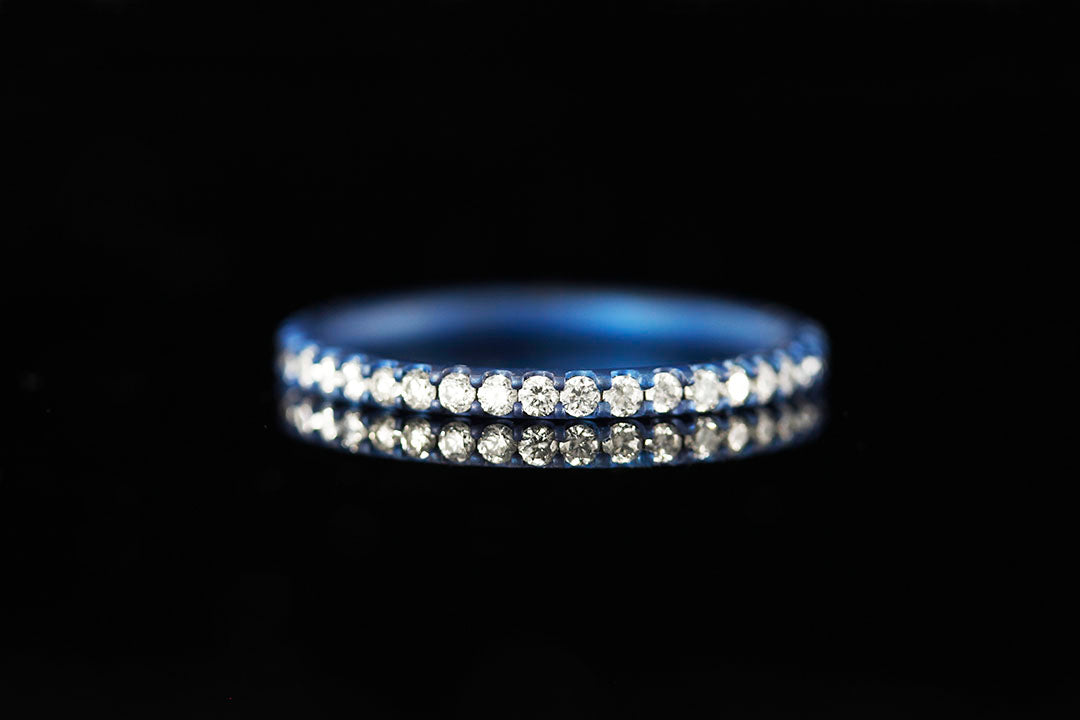 ANODIZED TITANIUM ETERNITY RING