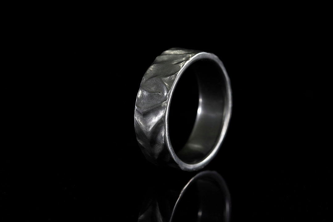 Textured Men's Wedding Ring