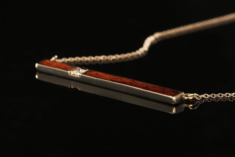 wooden Hawaiian Koa pendant