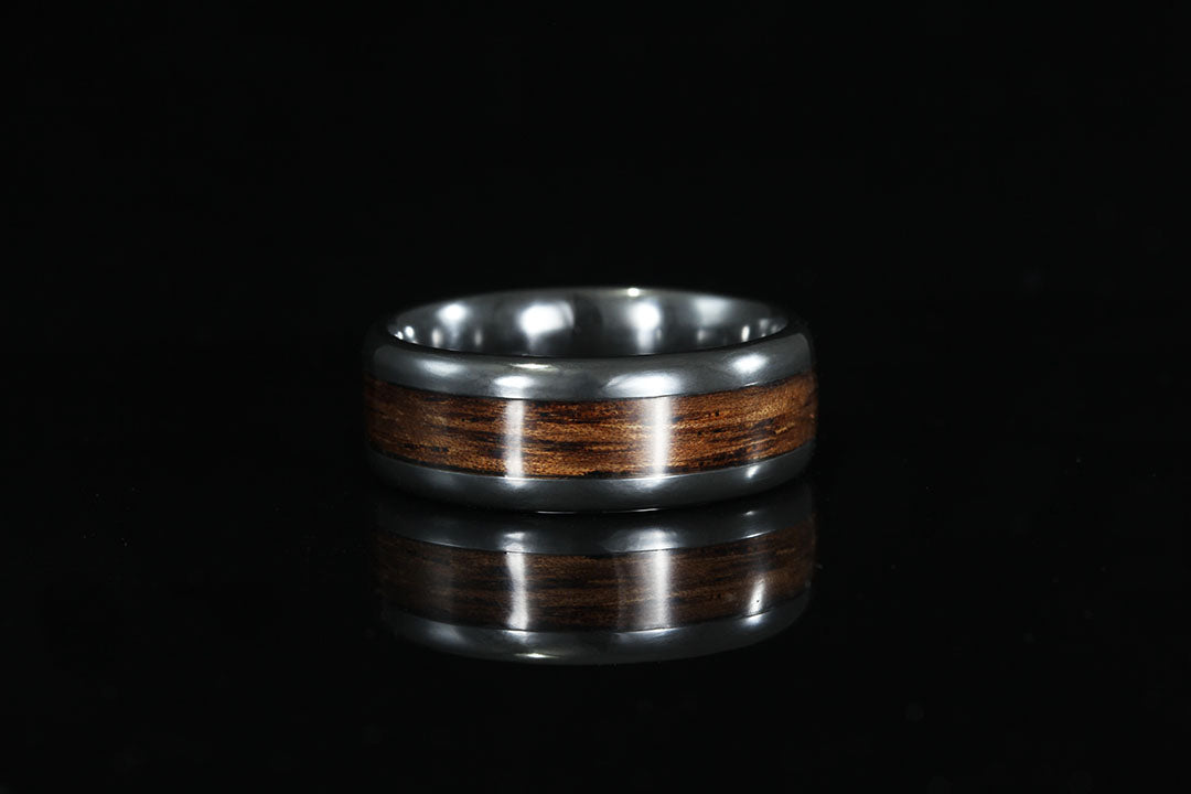 Black Zirconium Men's Ring, Chasing Victory