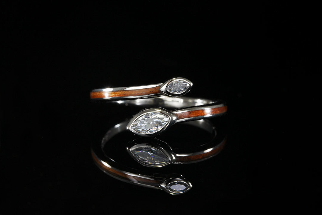 MAGNOLIA WOOD MARQUISE DIAMOND RING - Chasing Victory