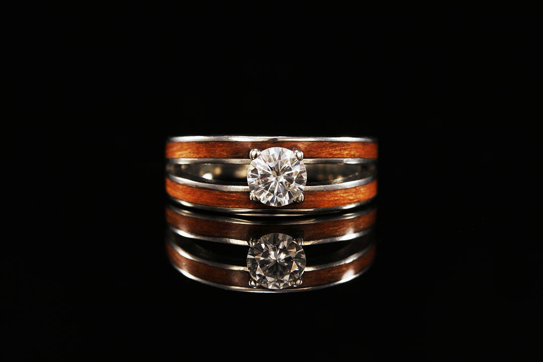 Cherry wood ring on sale