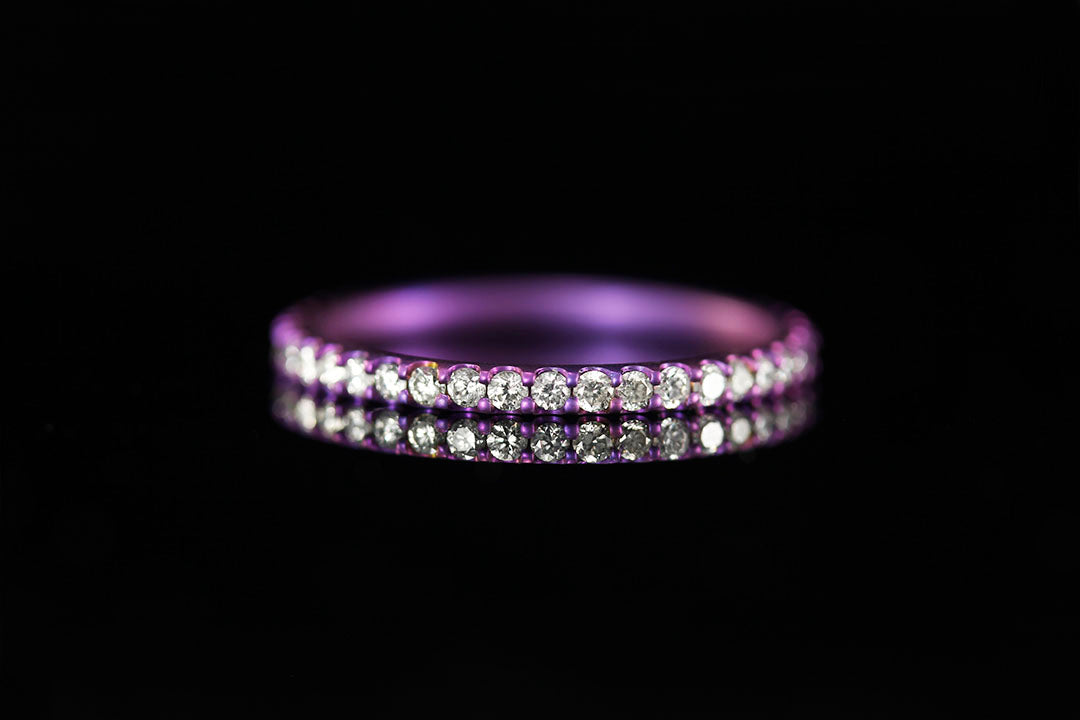 ANODIZED TITANIUM ETERNITY RING