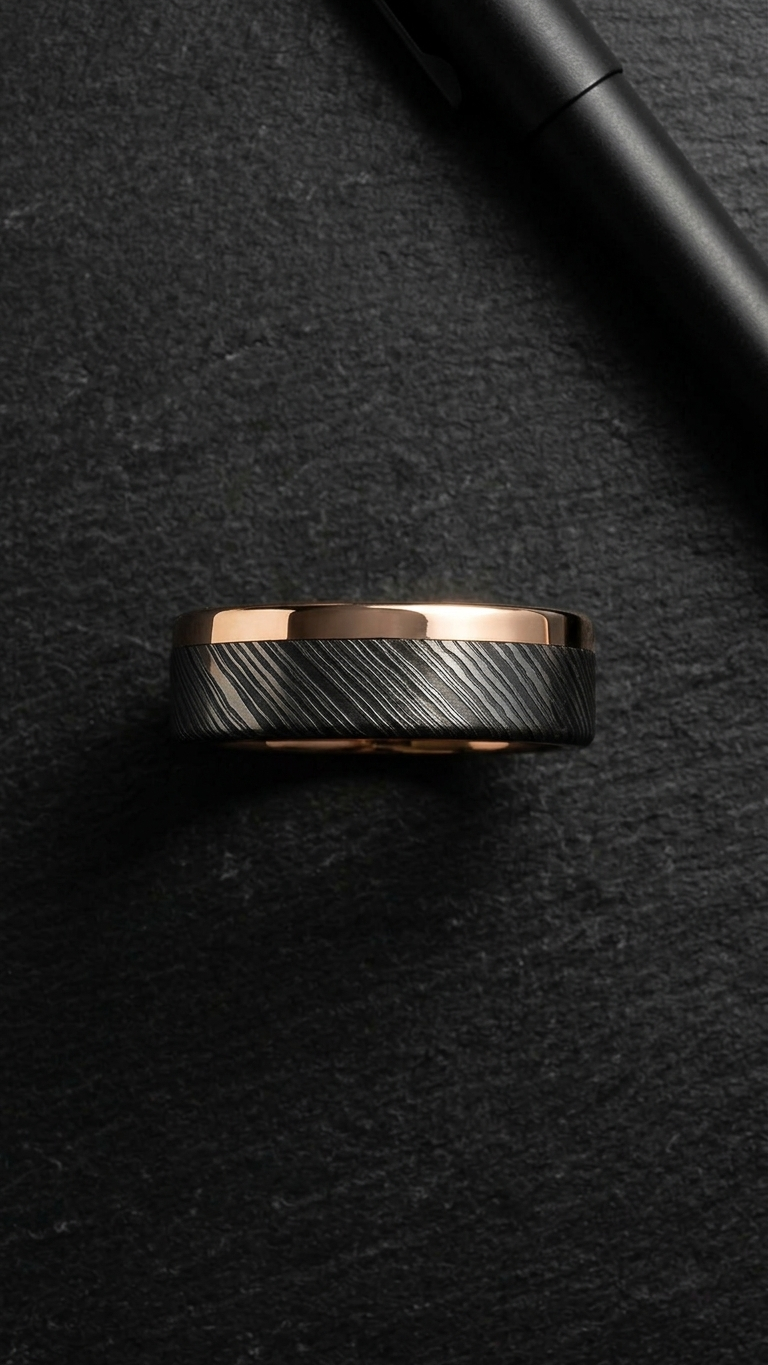 ROSE GOLD LINED TIMOKU RING