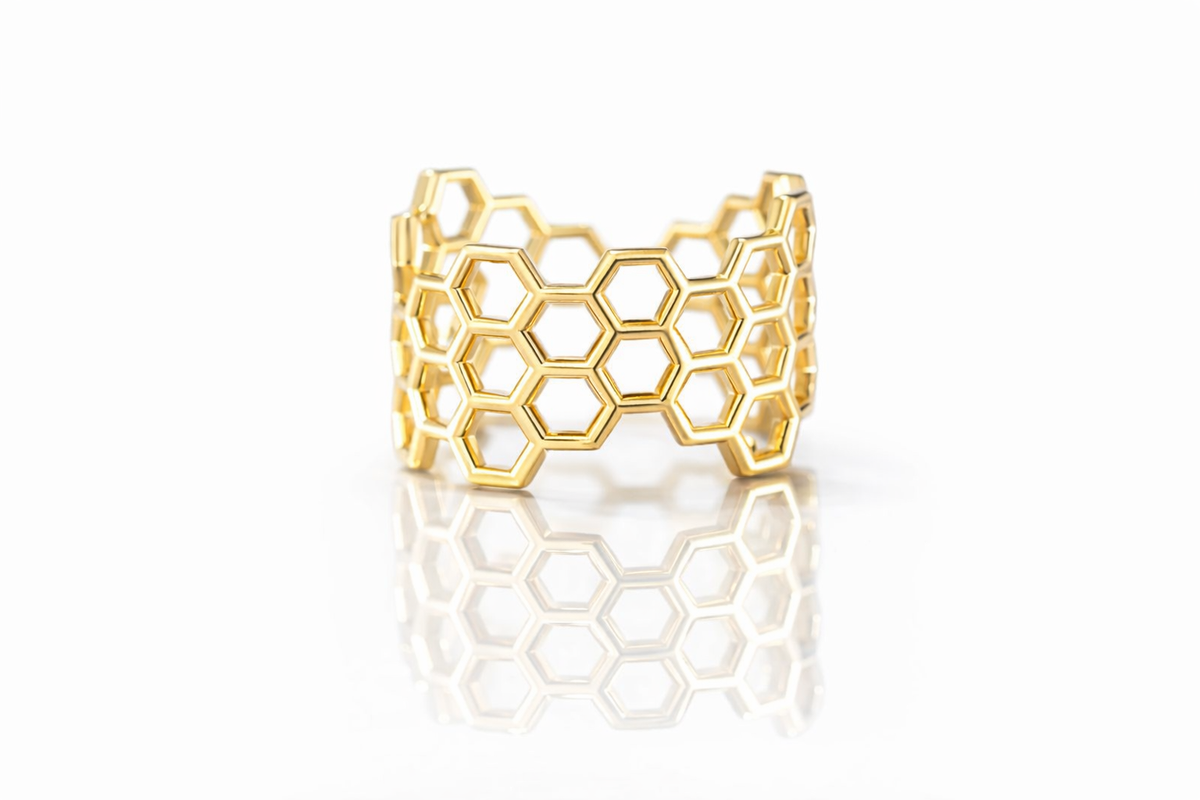 WOMAN'S HONEYCOMB RING