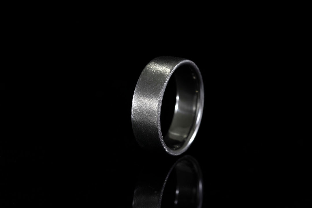 Brushed Zirconium Ring