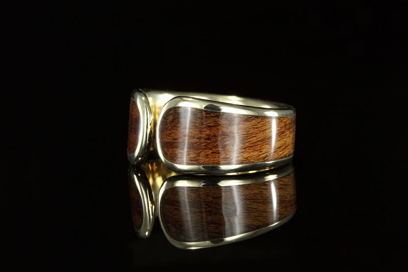 Side views of a sheoak wood ring